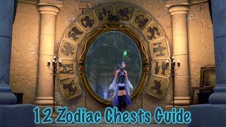 KH BBS  02 A Fragmentary Passage  12 Zodiac Relic Chest Locations [upl. by Schug]