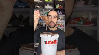 mandy chocolate food satisfying nutella dontwaste experimentstitch funny shortvideo [upl. by Nitsirhc817]