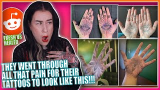 Tattoo Enthusiast Reacts To Fresh VS Healed Tattoos 5 [upl. by Ardnuahsal]