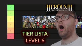 TIER LISTA jednostek 6 POZIOMU w HEROES 3 [upl. by Etteneg]