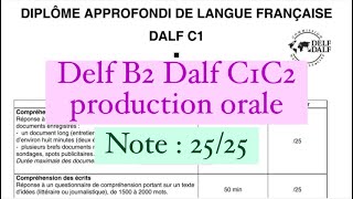 Delf B2 Dalf C1 C2 speaking ⭕️ explained by a Dalf C2 holder [upl. by Schinica495]