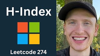 H Index  Leetcode 274  Arrays amp Strings Python [upl. by Esdras333]