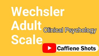 Wechslers Scale Test WAIS III   Clinical Psychology [upl. by Copeland124]