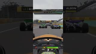 EA SPORTS F1 24  INTERLAGOS RACE  LANDO NORRIS  DE ÚLTIMO SOBE PARA 12 NA 1 VOLTA shortsvideo [upl. by Aronaele87]