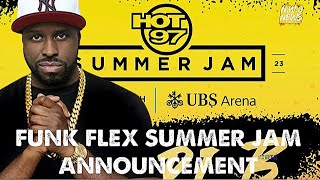 Funk Flex talks about the Summer Jam 2023 Line Up [upl. by Michel]