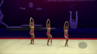 Portugal 1 POR  2021 Acrobatic Worlds Geneva SUI Combined Womens Group [upl. by Nahk]