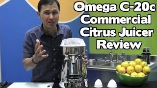 Fresh Orange Juice in the Omega C20c Citrus Juicer Review [upl. by Dosi835]