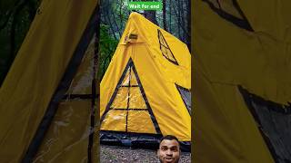 Rain 🌧️ Tent ⛺ Setup Hard Challenge  Rain Camping Tent Setup [upl. by Nyrhtak]