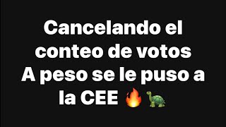 PNP y CEE cancelan conteo de votos Tranque por la “Papeleta Legislativa” 🔥✍🏽🐢🇵🇷 [upl. by Erlina]