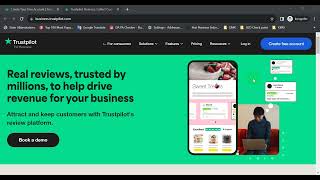 How to list business on Trustpilot Create a free trustpilot account  Get trustpilot reviews [upl. by Ahsitul742]