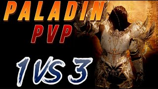 Lost Ark 1vs3 PVP Grandmaster Paladin gameplay 2000 hours experience in PVP [upl. by Colwen]