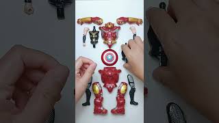 UNBOXING SUPERHERO IRON MAN  THOR  HULK BUSTER avengerstoys actionfigures [upl. by Annaer115]