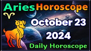 Aries ♈ Horoscope October 23 2024  Aries Today Horoscope AriesOctober23 [upl. by Bergeman]