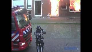 Uitslaande brand Vlaardingen van begin tot eind  Bolderwerk Vlaardingen [upl. by Odlanir]