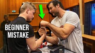 DEVON LARRATT Gives advice to BEGINNER armwrestler [upl. by Anitsyrhc]