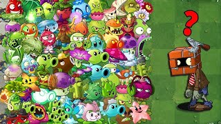 Tournament All Best Plants Vs 99 Brickhead Zombies  Who Will Win  PvZ 2 Plant vs Plant [upl. by Iat520]