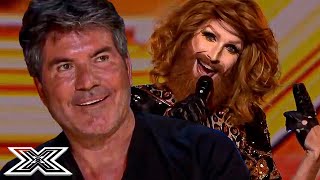 YASSSS Drag Queens SLAY In These X Factor UK Auditions  X Factor Global [upl. by Halimaj212]