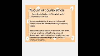 Workmen Compensation Act 1923 [upl. by Chrystel]