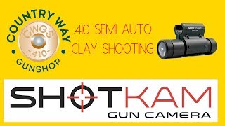 Shotkam 410 Shotgun Clay Shooting at Willow Farm [upl. by Kumar]