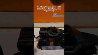 Hot Wheels Monster Jam 164 2017 Solider Fortune Black Ops Team Flag Unboxing hotwheelsmonsterjam [upl. by Stanway]