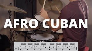 3 DRIVING Afro Cuban Grooves  Quick Drum Lesson [upl. by Dier]