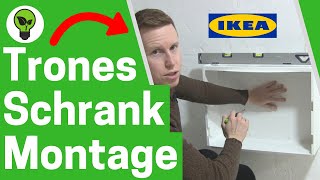 IKEA Trones Montage ✅ ULTIMATIVE ANLEITUNG Wie Trones Schuhschrank Aufhängen amp an Wand Befestigen [upl. by Hach]