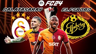 🔴Galatasaray VS Elfsborg UEFA Avrupa Ligi MaçıÖzeti Canlı Yayın İzle  EA FC24  football uefa [upl. by Demb]