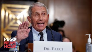 WATCH LIVE Fauci testifies on COVID19 response in Senate hearing [upl. by Tanitansy]