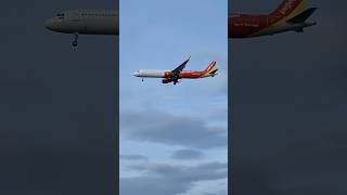 VietJet Air A321 tpxaviation danang aviation airbus landing [upl. by Yorled]