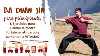 Ba Duan Jin 8 movimientos para fortalecer el cuerpo calmar la mente y aumentar la vitalidad [upl. by Eileen780]