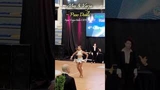 Paso Doble Frosinone dancesportcompetition dancesport dancesports pasodoble ballroomdance [upl. by Assirk]