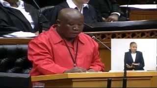 Julius Malema speech causes a stir in parliament [upl. by Ariaj137]