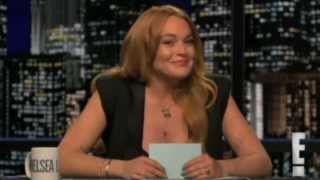 Lindsay Lohan is guest host on Chelsea Lately and jokes about Harry Styles [upl. by Berri]