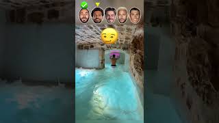 Footballers Crazy Water Swim Challenge🥵 [upl. by Neurath]