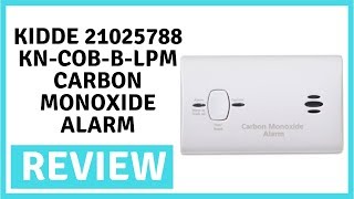 Kidde 21025788 KN COB B LPM Carbon Monoxide Alarm  Review [upl. by Rilda]