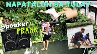 Napatalon sa tulay kahit mataas  Anlupet ng prank pet😂😂 PUBLIC PRANK [upl. by Zelle]