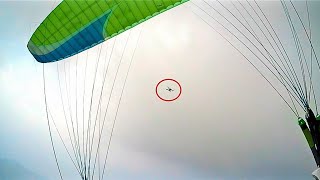 What Happens When DJI Air 2S Meets Paragliders MidAir [upl. by Auhsot246]