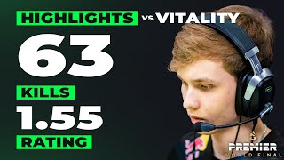 G2 m0NESY HIGHLIGHTS vs VITALITY  SEMI FINAL  BLAST Premier World Final 2024 [upl. by Lesiram]