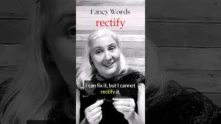 Fancy Words in English  rectify [upl. by Vikky262]