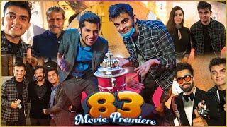 I Attended 83 MOVIE Premiere ft Ranveer Singh Pankaj Tripathi Kapil Dev and more fypapp [upl. by Nuawd]