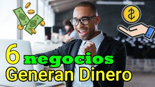 ✅ 6 TENDENCIAS DE NEGOCIOS RENTABLES PARA HACER DINERO [upl. by Dobrinsky611]