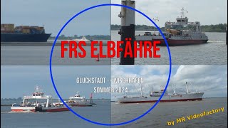 FRS Elbfähre  GlückstadtWischhafen  Sommer 2024 [upl. by Dru]