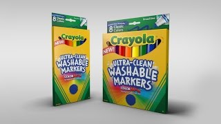 Crayola UltraClean Washable Markers [upl. by Carbrey766]