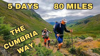 cumbriaway lakedistrict backpacking FIVE DAYS80 MILESBACKPACKING THE CUMBRIA WAYPART 1 [upl. by Segal]