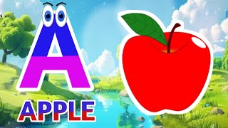 ABCD  phonics Song  A to Z Alphabet  A for Apple B for Ball [upl. by Claybourne]