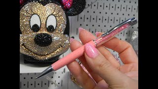 How to Make Rhinestone Filled Pens Easy Quick and Easy DIY Tutorial [upl. by Ieppet]