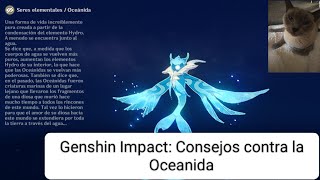 Genshin Impact Consejos contra la Oceanida [upl. by Sivrup482]