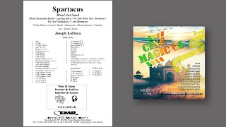 Joseph LoDuca Spartacus  Editions Marc Reift  for Concert Band [upl. by Nolrak329]