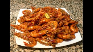 RECETTE D’ÉTÉ LES CREVETTES ROYALES À LA PERSILLADE [upl. by Hamer169]