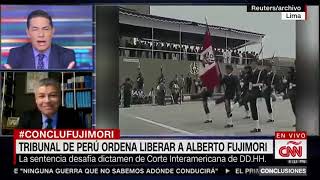 Indulto a Alberto Fujimori y la decisión de la Corte IDH Luciano López en CNN 051223 [upl. by Reppiks]